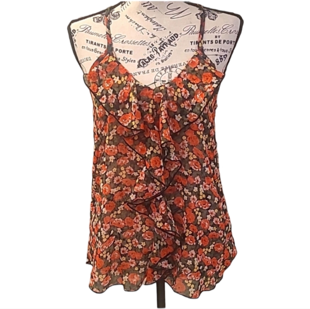 Calendar by Be Cool Floral Sheer Tank Top